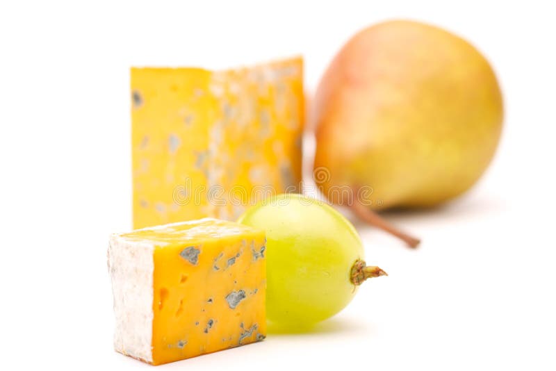 Cheese and pear