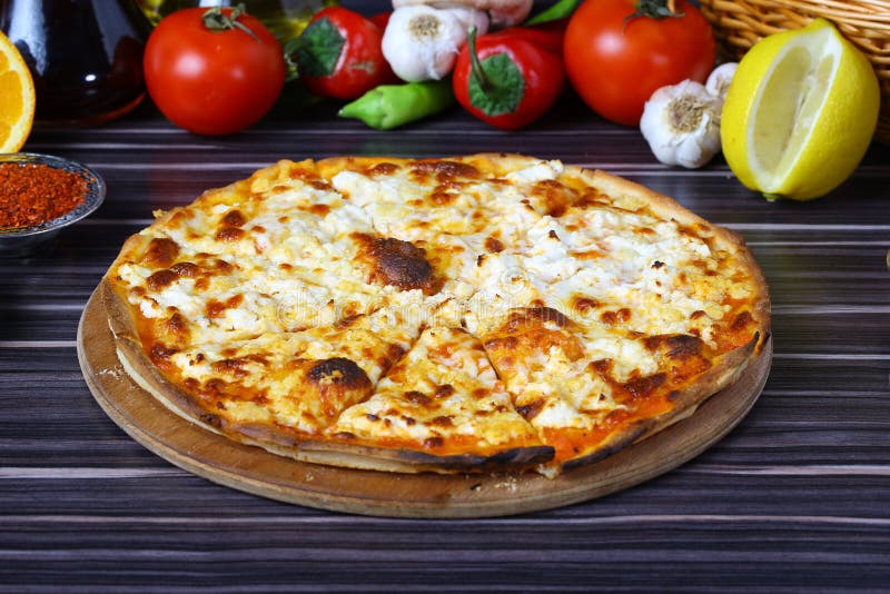 Cheese Pizza stock photo. Image of delicious, isolation 96310648