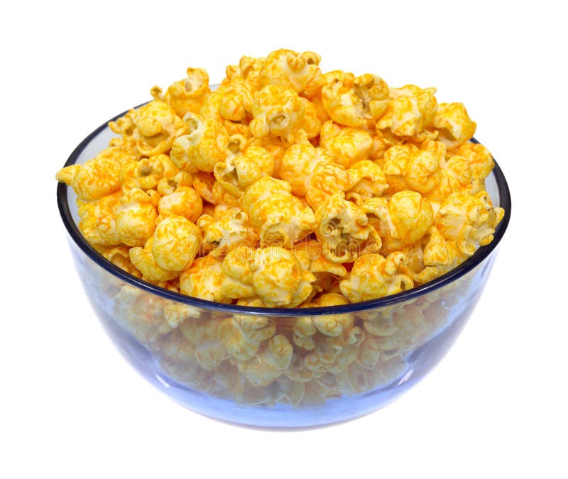 Cheese Flavored Popcorn Blue Bowl Stock Photos Free & RoyaltyFree Stock Photos from Dreamstime
