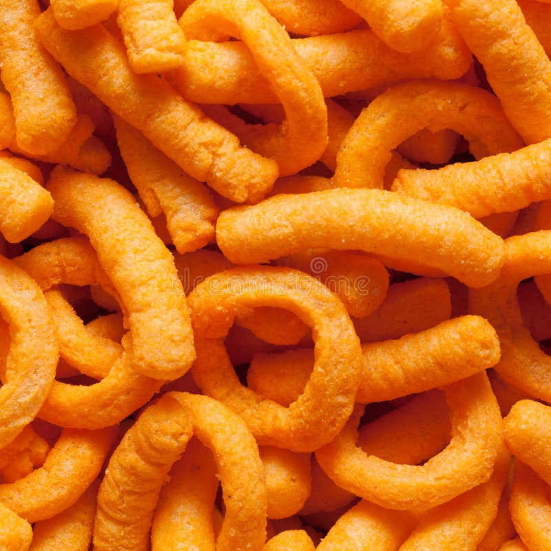 Cheese puffs stock image. Image of orange, snack, unhealthy 47784921
