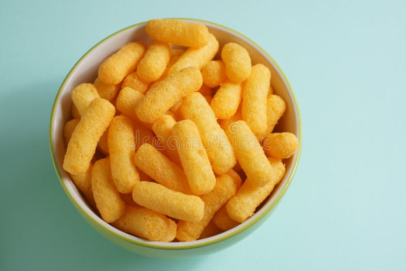 Cheese Puffs stock image. Image of orange, bowl, cheetos 148009003