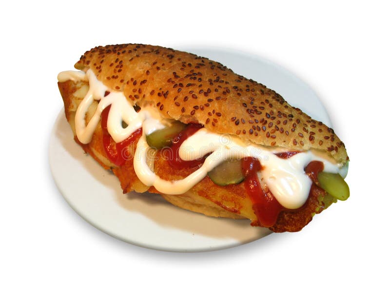 Cheese sandwich royalty free stock photography