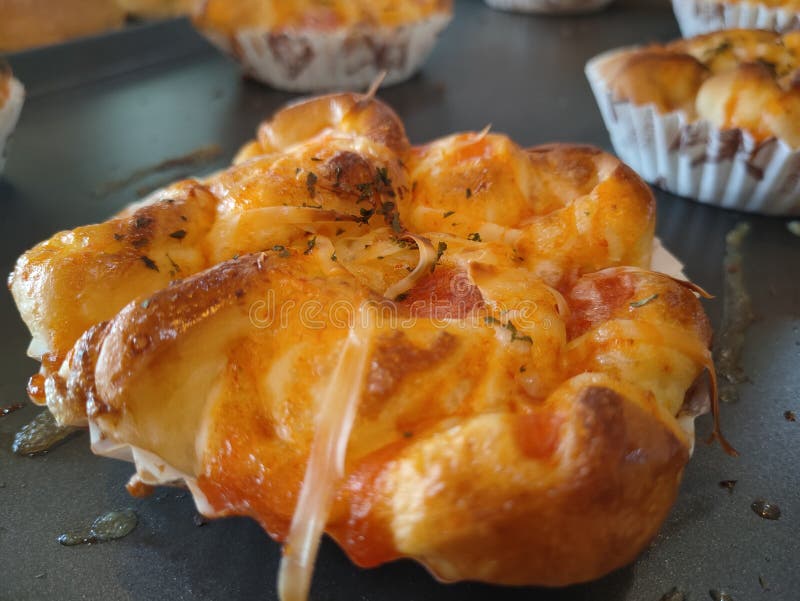 Cheese Sandwich with Sausage Filling Stock Photo Image of dessert