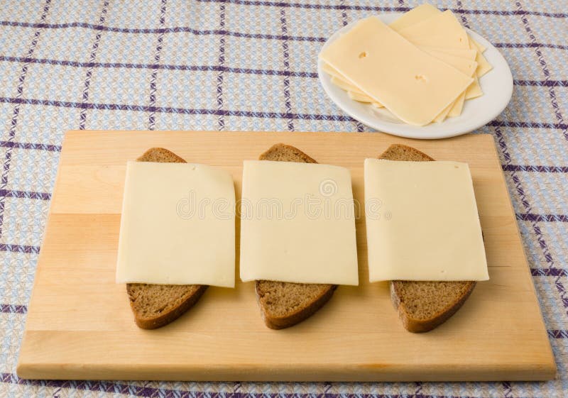 The cheese sandwiches stock photo. Image of alternatives 56046990