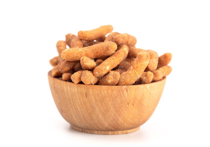 Cheese Sesame Sticks on a White Background royalty free stock photo