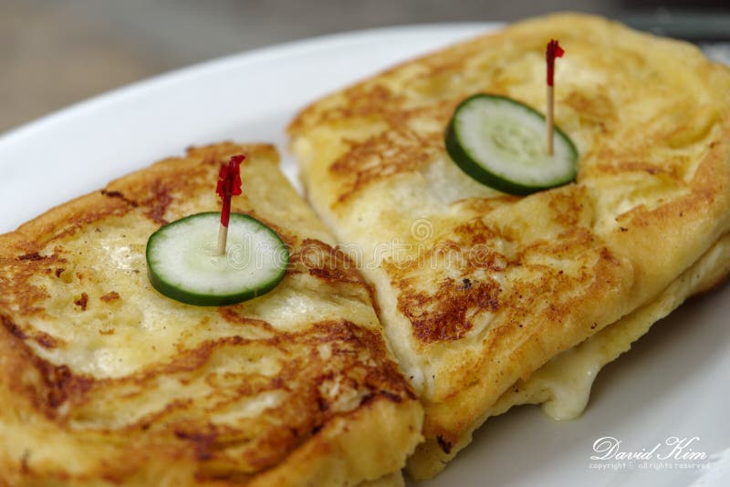 Cheese and Tuna French Toast Stock Image Image of food, bread 93997189
