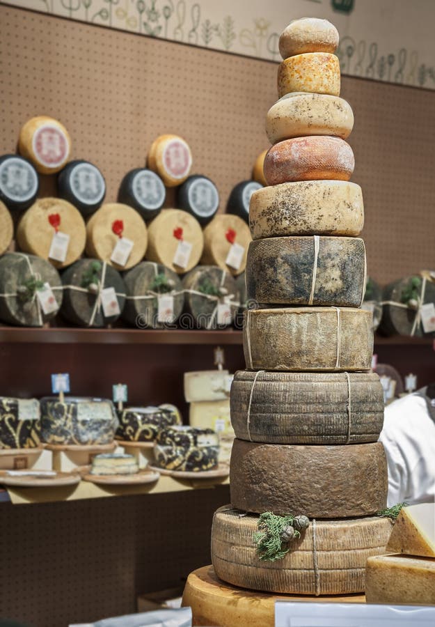 Wheels Of Pecorino Cheese, Pienza, Italy Stock Image Image of gourmet