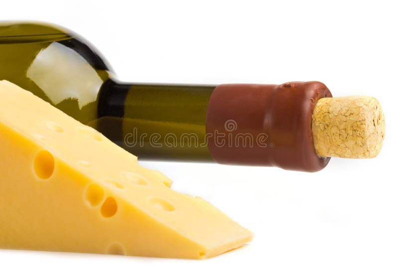Cheese and white wine royalty free stock image Cheese and white wine royalty free stock image