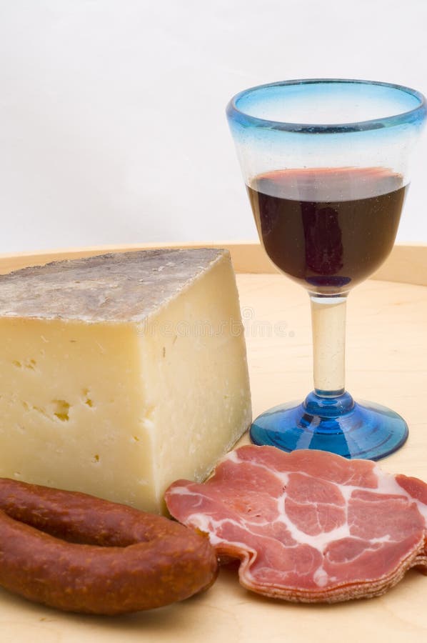 Parmigiano, Pecorino Cheese, with Wine and Bread Stock