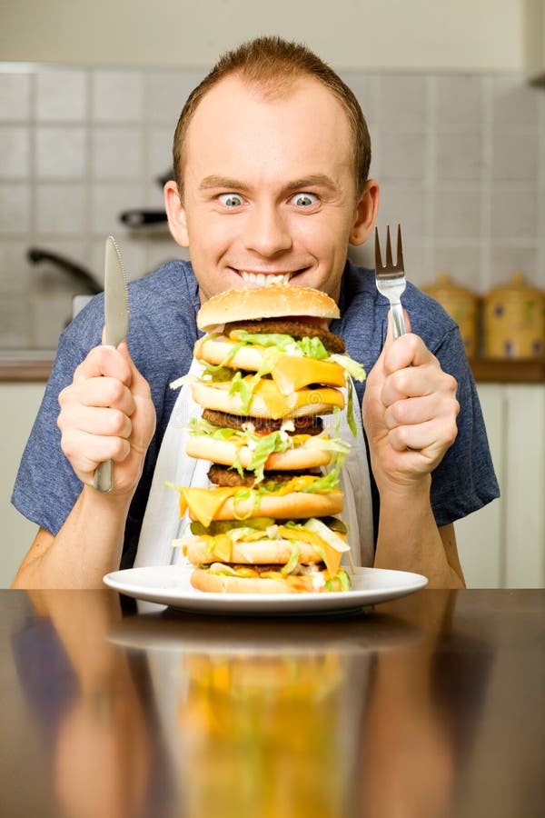 Big Cheeseburger stock photo. Image of eating, hamburger 25678374