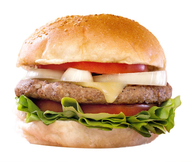 Bacon Cheese Burger stock photo. Image of american, barbecue - 22349336