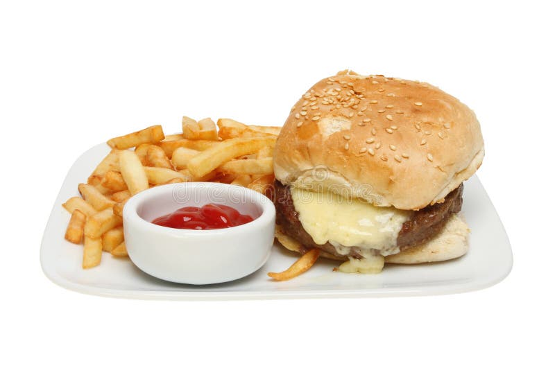 Download Cheeseburger I Układ Scalony Obraz Stock - Obraz złożonej z jedzenie, oziarniony: 57674129