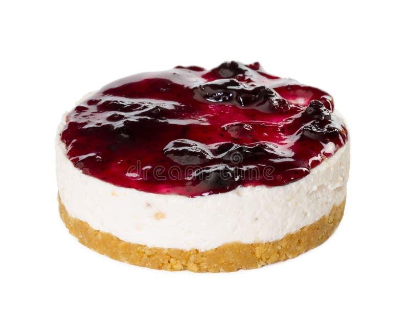 Cheesecake with Blueberry Jam Stock Photo Image of nutrition, creamy 101706456