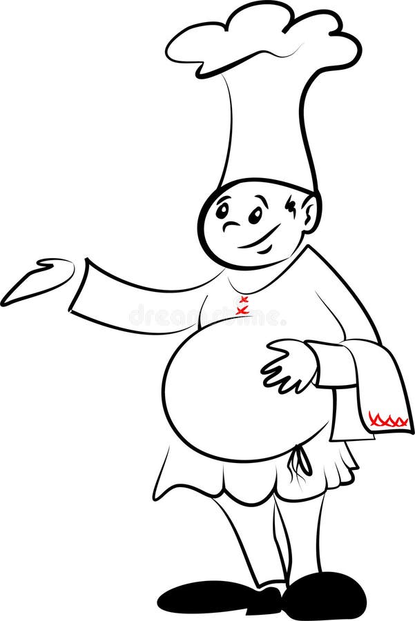 Chef royalty free illustration