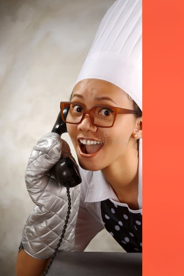 Chef Calling By Phone