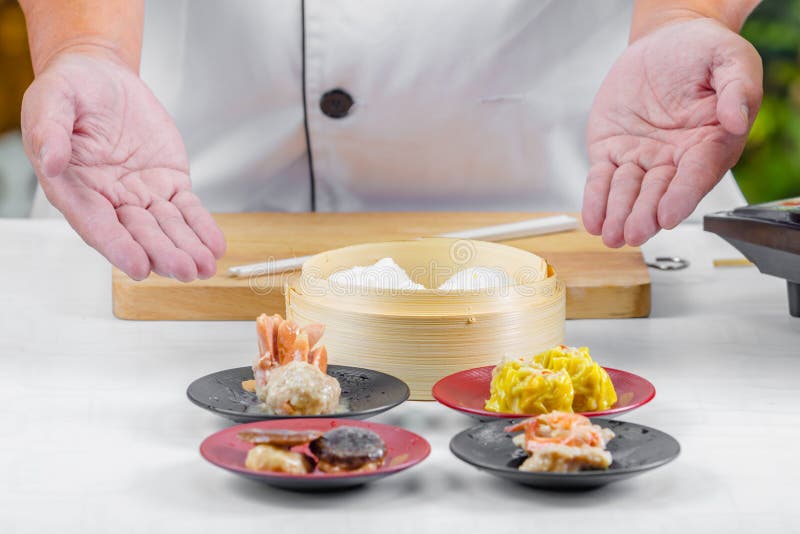 Chef cooking chinese food stock photo. Image of xiao 53292950