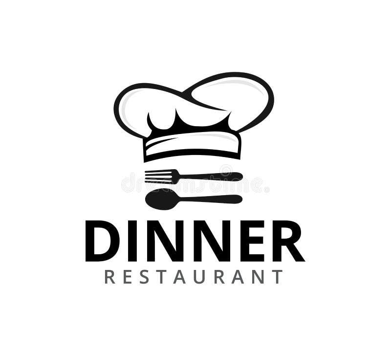 Chef Hat Food Restaurant Vector Icon Logo Design Stock Illustration ...