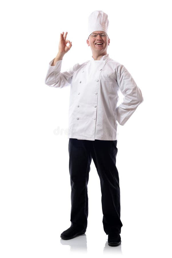 Chef ok royalty free stock images Chef ok royalty free stock images