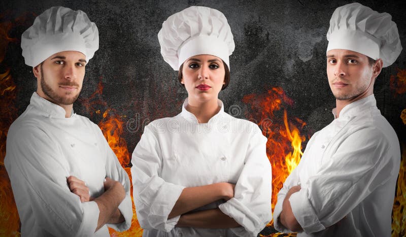 Chef professionnel d'équipe photos libres de droits Chef professionnel d'équipe photos libres de droits