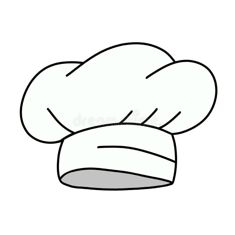 Chef\'s hat icon stock illustration