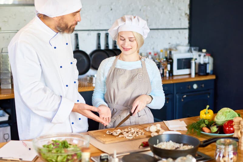 Master class from the chef stock photo. Image of teamwork 117599446