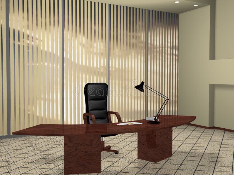 Boss room interior, created with 3d studio max & rendered. Boss room interior, created with 3d studio max & rendered.
