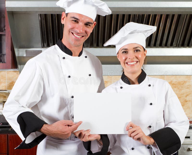 Chefs heureux images stock Chefs heureux images stock