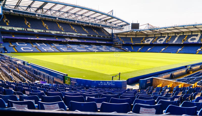 Chelsea FC Stamford Bridge Stadium Editorial Stock Image - Image of  england, events: 56376614