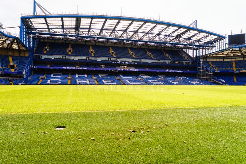 Stamford Bridge Football Stadium for Chelsea Club Editorial Photo