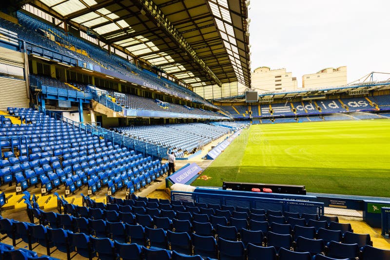 Stamford Bridge Football Stadium for Chelsea Club Editorial Photo