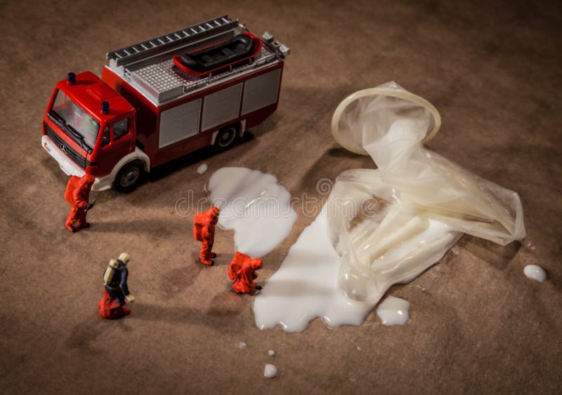 Chemical Accident on Condom Stock Image Image of biological, firetruck 70548953