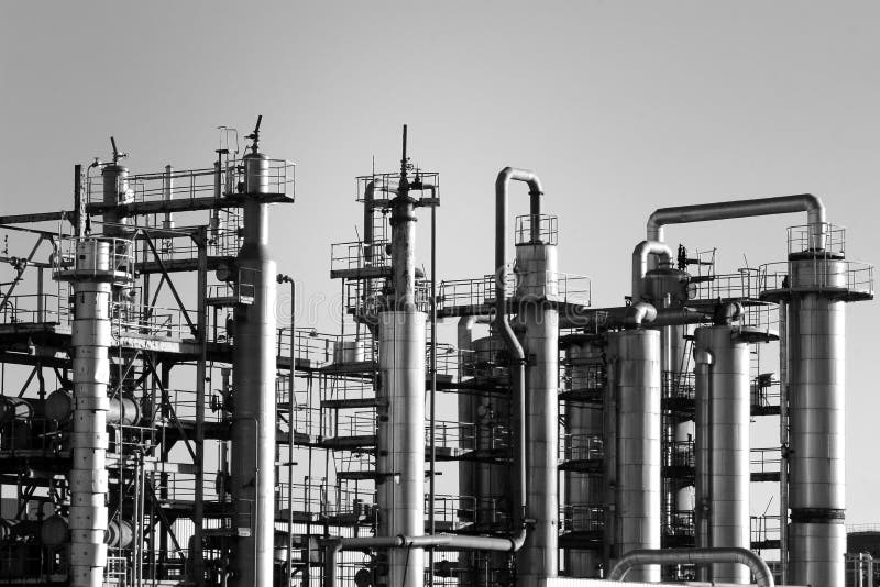 Chemical factory royalty free stock images