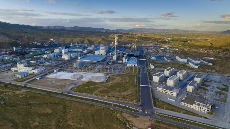 Chemical factory china royalty free stock photography