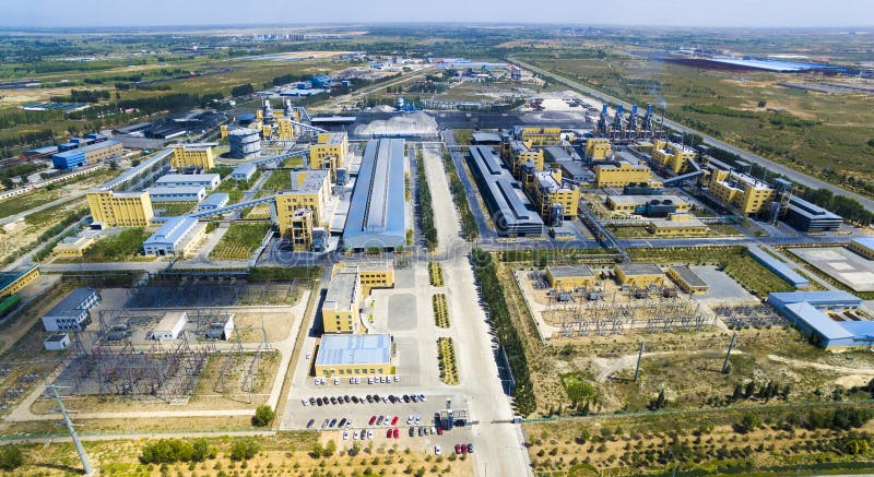 Chemical factory china royalty free stock photography