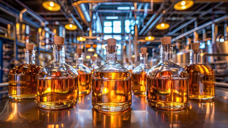 The chemical fertilizer production plant, where various chemical components are mixed and granul. Cognac production stock images, royalty-free photos and pictures