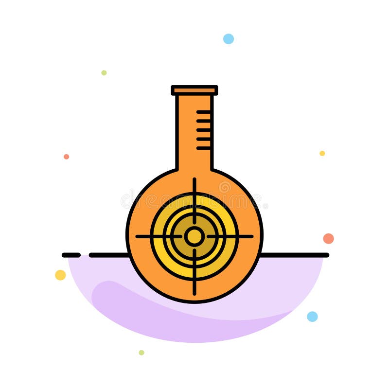 Download Chemical, Flask, Reaction, Lab, Target Abstract Flat Color ...