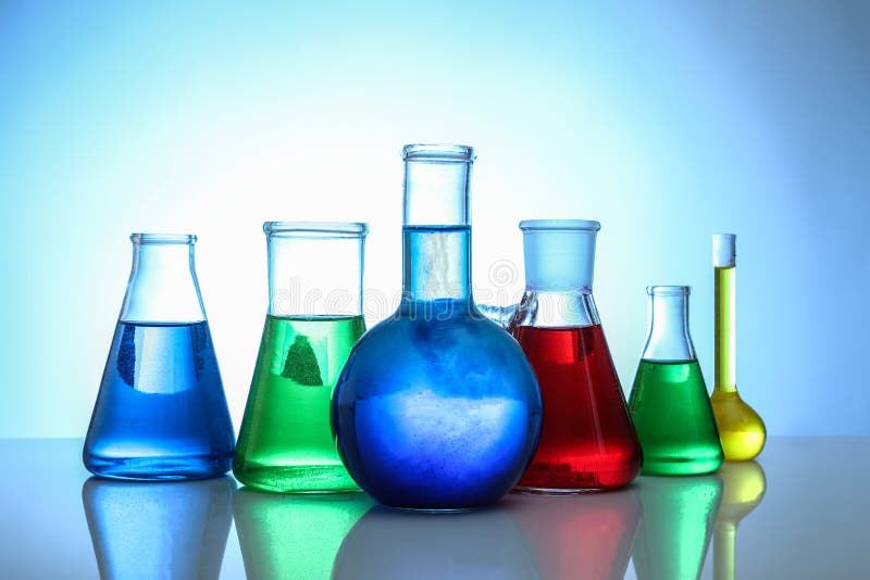 Chemical flasks royalty free stock images Chemical flasks royalty free stock images