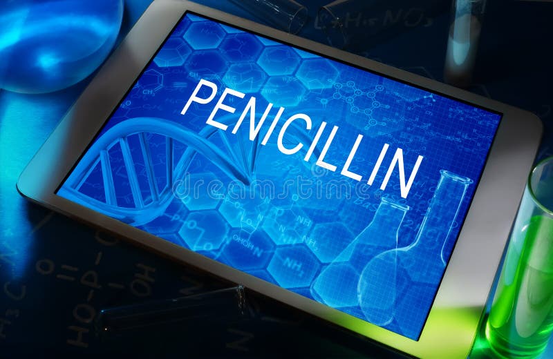 The chemical formula of penicillin