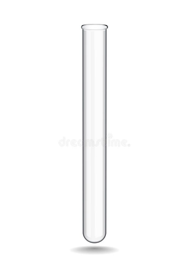 Chemical glass test tube is used in medical and research institutions during biochemical and other studies in practice royalty free illustration Chemical glass test tube is used in medical and research institutions during biochemical and other studies in practice royalty free illustration