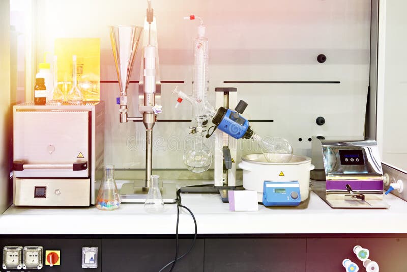 Shakers for Chemical Laboratory Stock Photo Image of roller