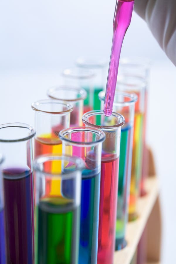 Chemical mixing stock image. Image of glove, tube, chemical 14522719