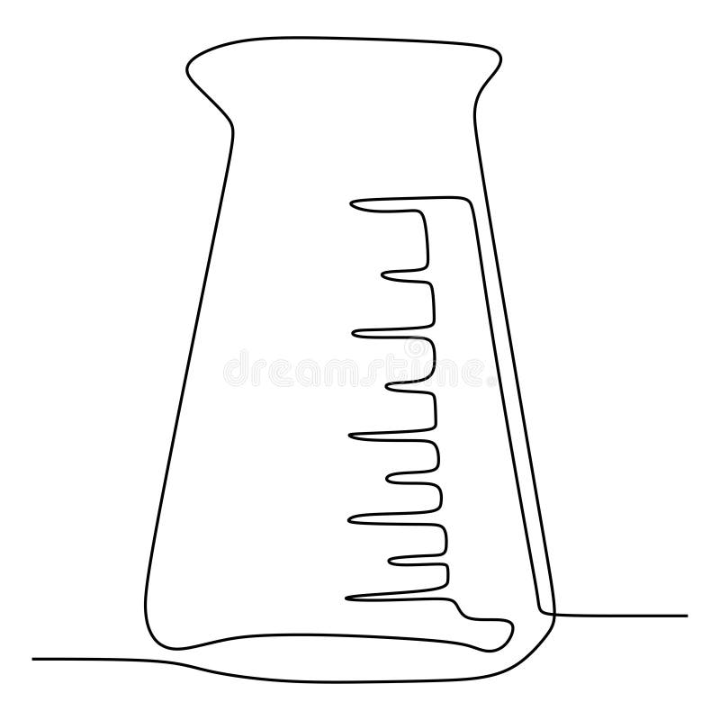 Conical Flask Drawing High-Res Vector Graphic - Getty Images