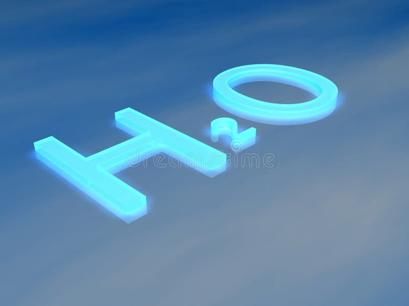 Chemical Symbol Of Water Stock Images Image 10238164