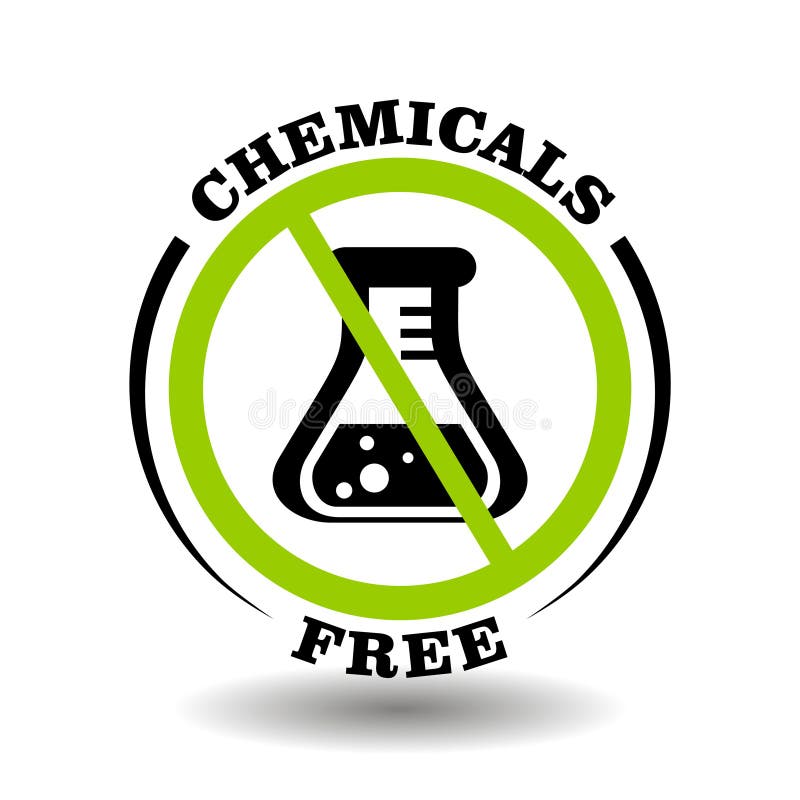 Non toxic label or sticker Royalty Free Vector Image