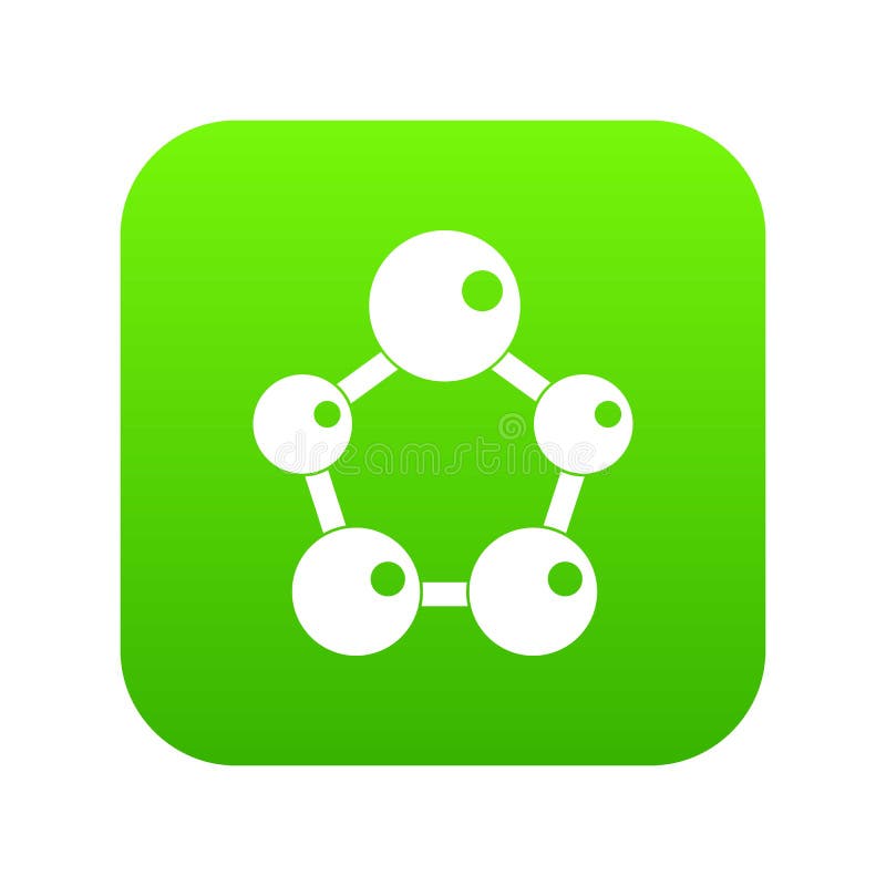 Download Chemische En Fysieke Digitale Groen Van Het Moleculespictogram Vector Illustratie - Illustratie bestaande uit fysica, evolutie: 114225155
