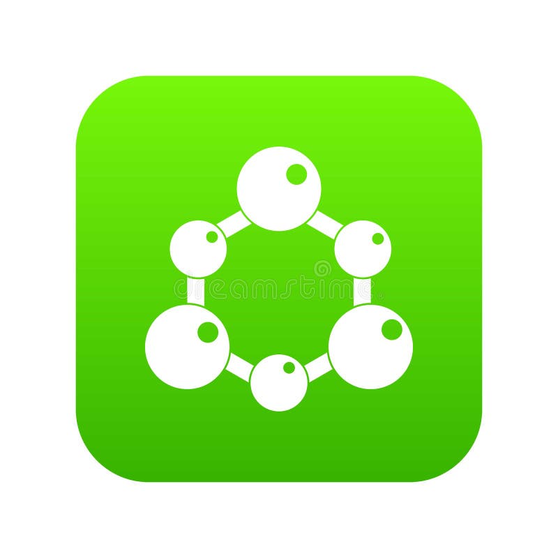 Download Chemische En Fysieke Digitale Groen Van Het Moleculespictogram Vector Illustratie - Illustratie bestaande uit voorwerp, evolutie: 114225513