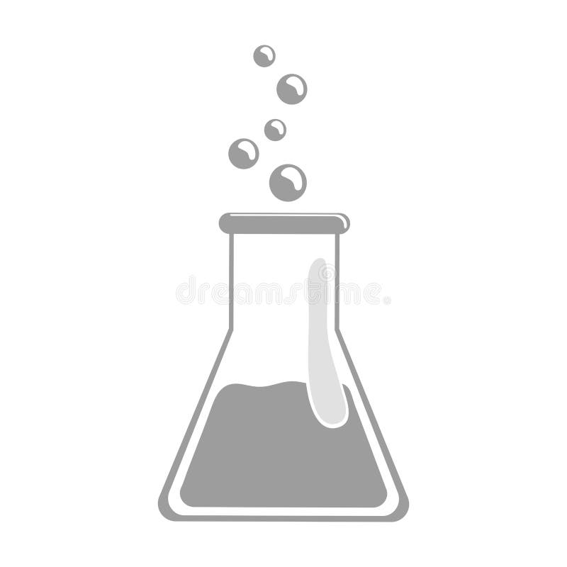 Chemistry flask glass stock vector. Illustration of glass 81128113