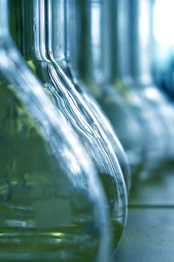 Chemistry laboratory stock image