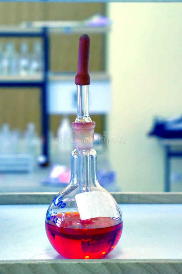 Chemistry laboratory royalty free stock photos