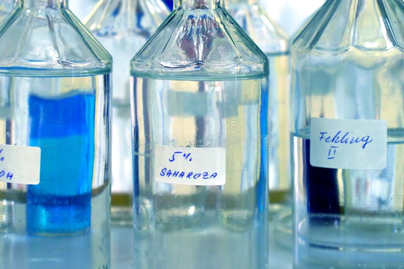 Chemistry laboratory royalty free stock images